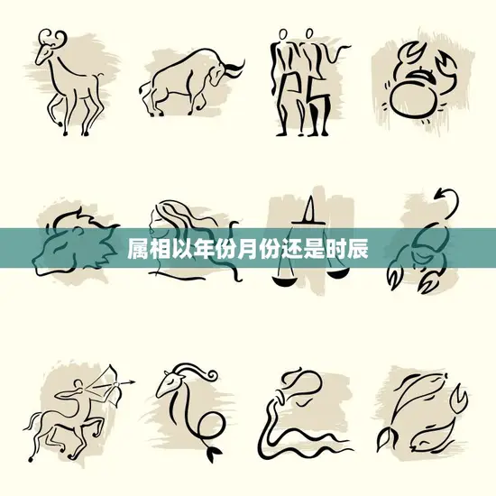 属相以年份月份还是时辰(如何确定你的生肖)