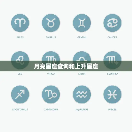 月亮星座查询和上升星座(如何影响你的性格)