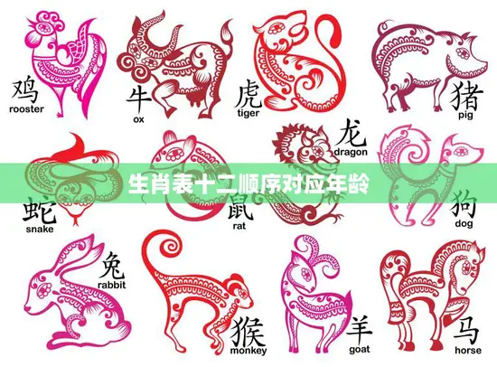 生肖表十二顺序对应年龄(探秘你的年龄对应哪个生肖)