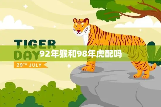92年猴和98年虎配吗(猴虎相遇缘分还是劫数)