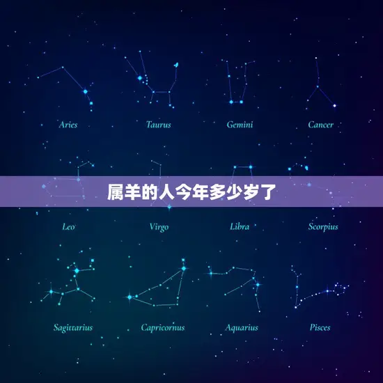 属羊的人今年多少岁了(如何计算属羊人的年龄)