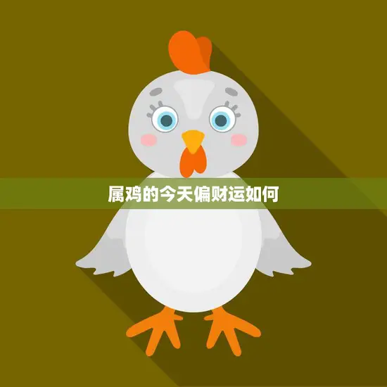 属鸡的今天偏财运如何(财运亨通财源滚滚来)