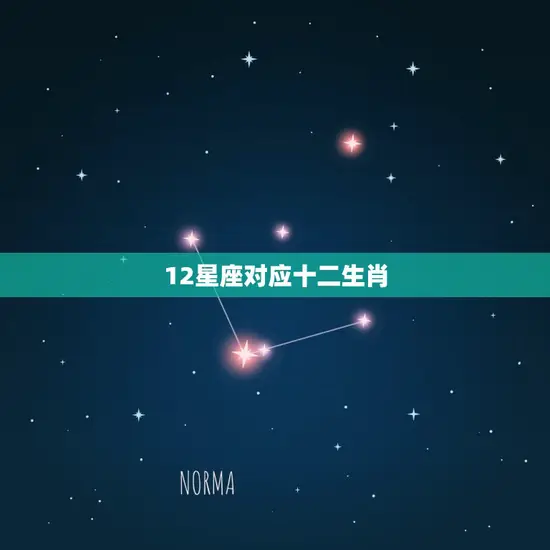 12星座对应十二生肖(星座与生肖的奇妙对应关系)