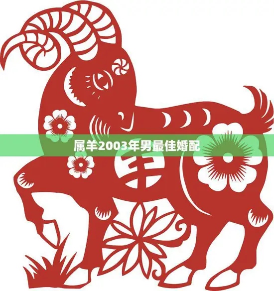 属羊2003年男最佳婚配(幸福婚姻的秘诀)