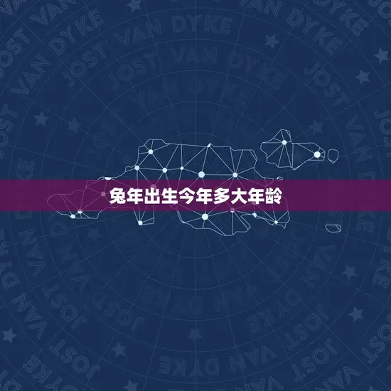 兔年出生今年多大年龄(如何计算)