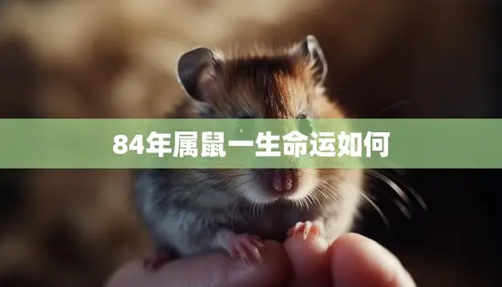 84年属鼠一生命运如何(探寻属鼠人的命运轨迹)