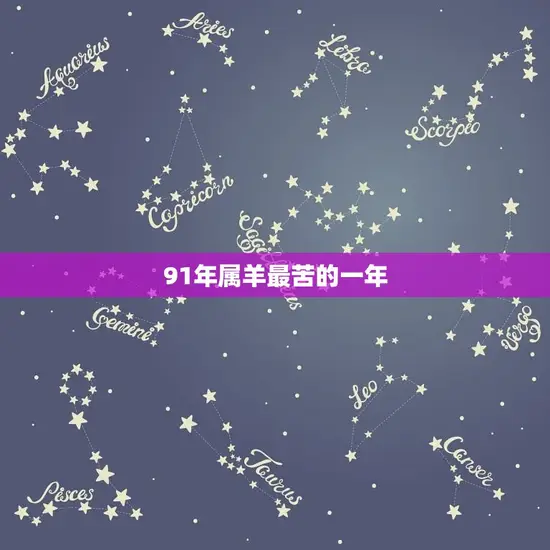 91年属羊最苦的一年(属羊人的磨难岁月)