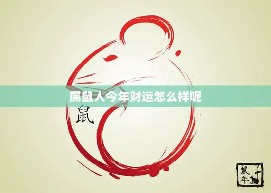 属鼠人今年财运怎么样呢(2023年财运展望)