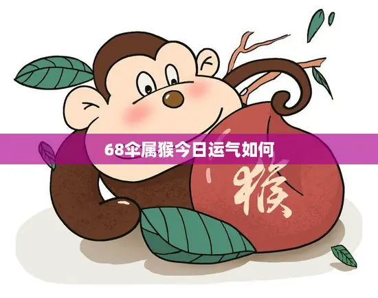 68伞属猴今日运气如何(掌握运势把握好每一天)