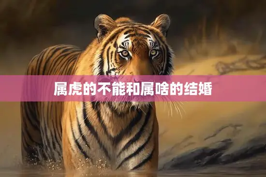 属虎的不能和属啥的结婚(为何成为婚姻禁忌)