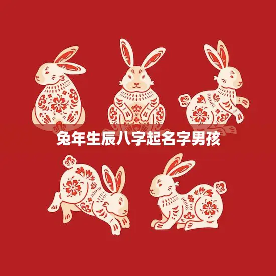 兔年生辰八字起名字男孩(如何选取吉祥名字)
