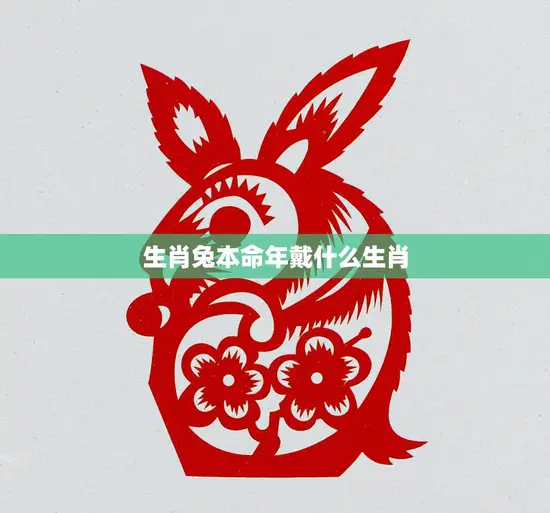 生肖兔本命年戴什么生肖(如何选择合适的)