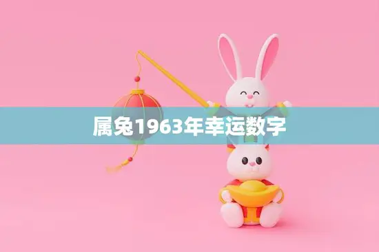 属兔1963年幸运数字(揭秘带来好运的数字是什么)
