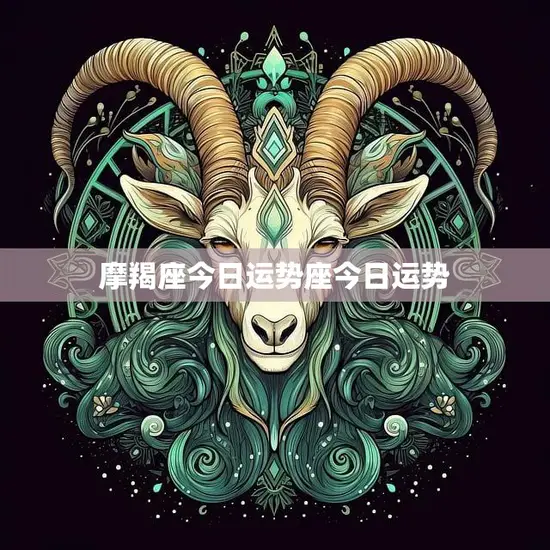 摩羯座今日运势座今日运势(财运亨通事业顺利)
