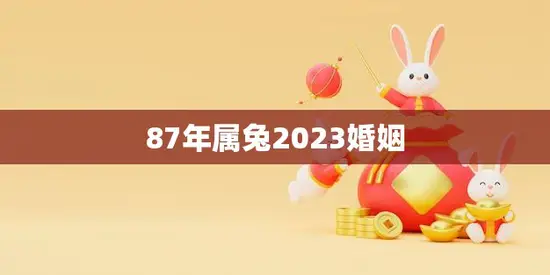 87年属兔2023婚姻(如何迎接婚姻的挑战)