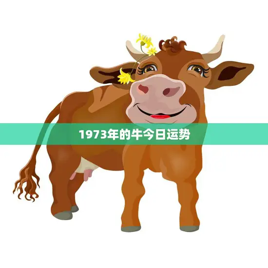 1973年的牛今日运势(稳定中求发展)