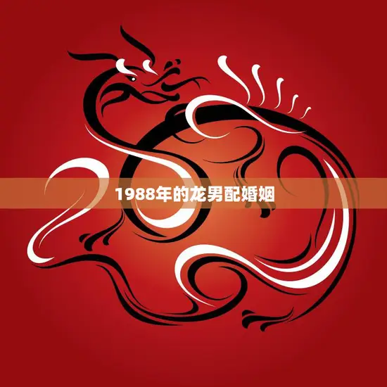 1988年的龙男配婚姻(当年的爱情故事今日的传承)