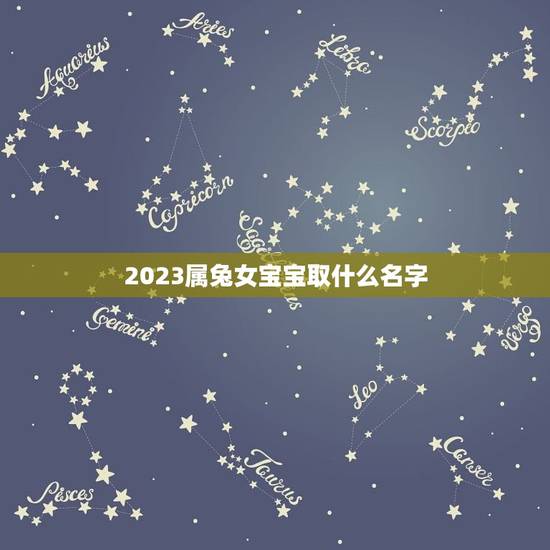 2023属兔女宝宝取什么名字(讨论起名的方法和注意事项)