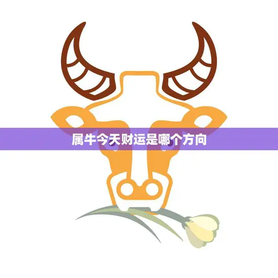 属牛今天财运是哪个方向(财富之门今日开启)
