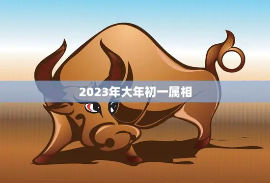 2023年大年初一属相(猪年迎来牛转乾坤)