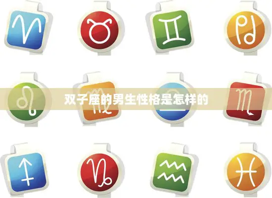 双子座的男生性格是怎样的(解析双子男的多面性)