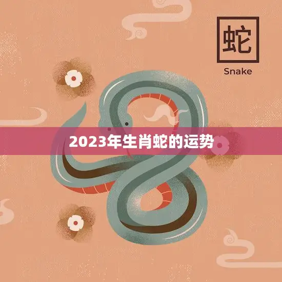 2023年生肖蛇的运势(财运亨通事业有成)