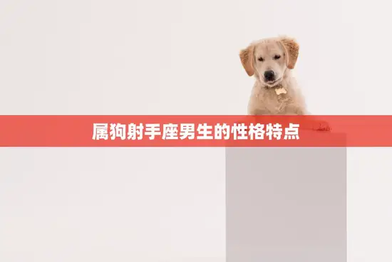 属狗射手座男生的性格特点(热情开朗自由奔放)