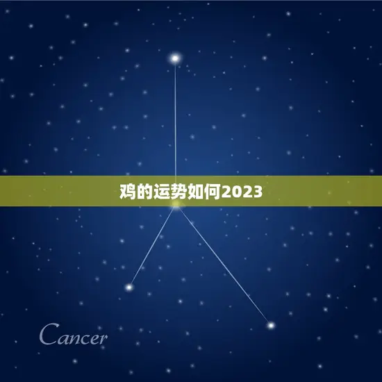 鸡的运势如何2023(展翅高飞财运亨通)