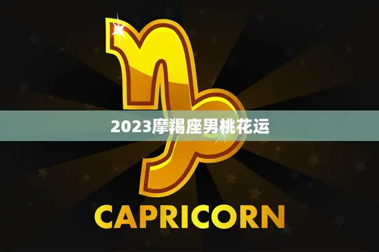 2023摩羯座男桃花运(星象预测与提升方法)