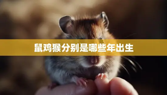 鼠鸡猴分别是哪些年出生(解读十二生肖)