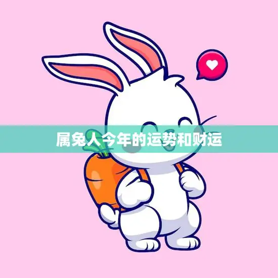 属兔人今年的运势和财运(2023年兔子们的运势如何)