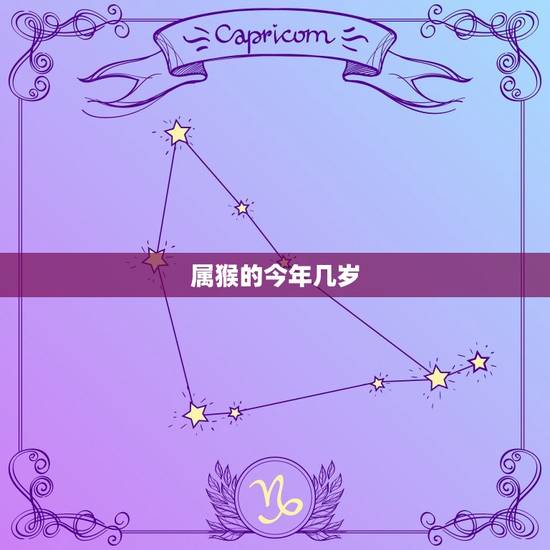 属猴的今年几岁对照表(2023年猴年生肖年龄一览)