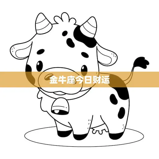 金牛座今日财运(财富之门即将开启)