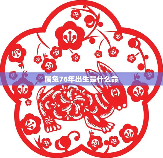 属兔76年出生是什么命(解析兔年出生人的命运走向)