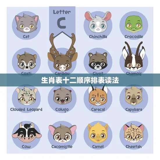 生肖表十二顺序排表读法(如何快速掌握)