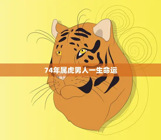 74年属虎男人一生命运(如何把握机遇成就辉煌)