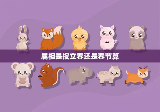 属相是按立春还是春节算(如何确定你的生肖)