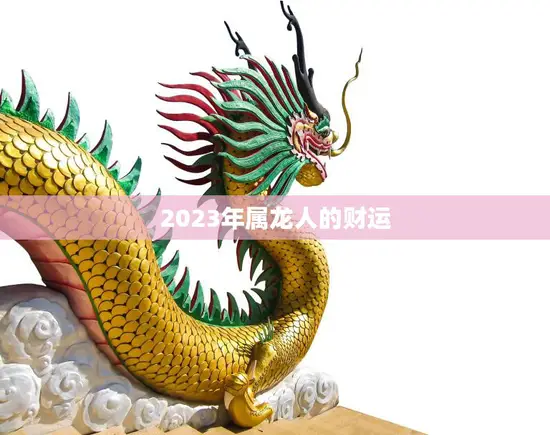 2023年属龙人的财运(预测财源滚滚财富不断涌现)