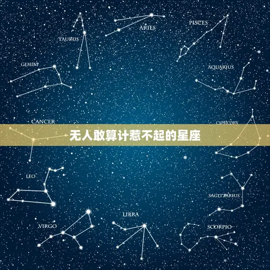 无人敢算计惹不起的星座(霸气十足谁敢招惹)