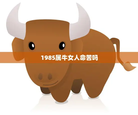 1985属牛女人命苦吗(探究命运与努力的关系)