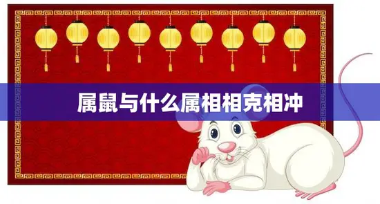 属鼠与什么属相相克相冲(十二生肖中鼠的克星是谁)