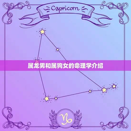 属龙男和属狗女相配吗(命理学介绍合适还是不合适)