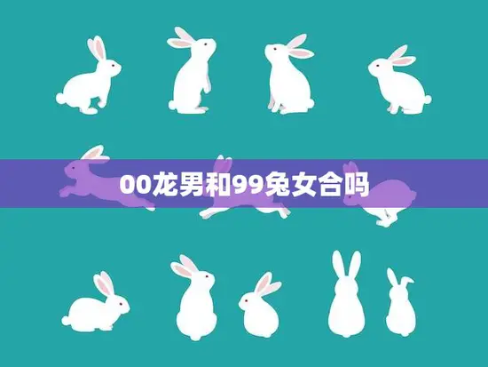 00龙男和99兔女合吗(星座配对分析)
