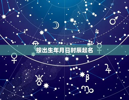 按出生年月日时辰起名(如何选择最合适的名字)