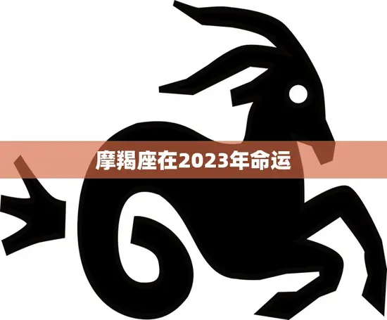 摩羯座在2023年命运(展望事业上有所突破感情生活需谨慎)