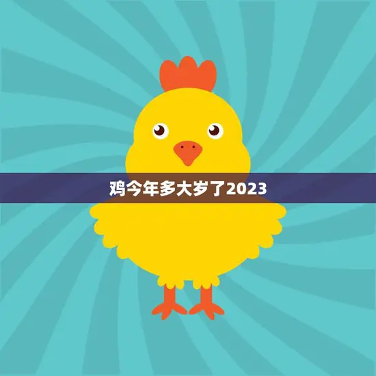 鸡今年多大岁了2023(预测鸡年生肖的年龄计算方法解析)