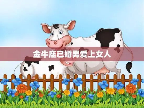 金牛座已婚男爱上女人(如何处理)