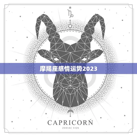 摩羯座感情运势2023(爱情路上稳步前行)