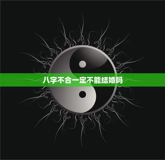 八字不合一定不能结婚吗(真相揭秘八字合不合只是一种参考)