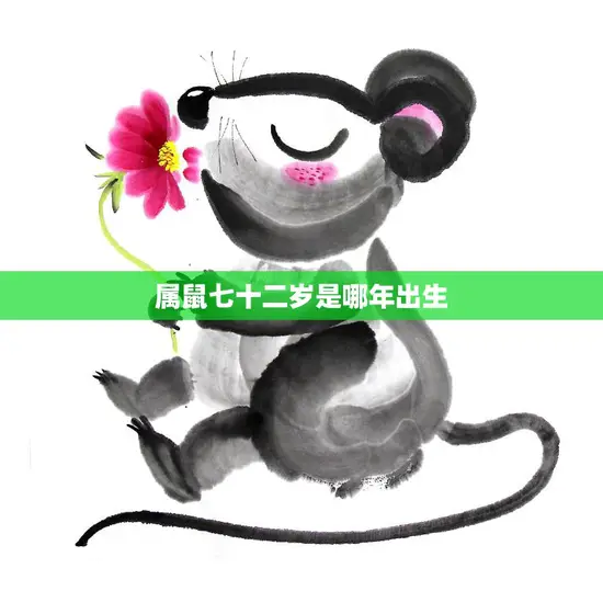 属鼠七十二岁是哪年出生(解密属鼠人的命运轨迹)
